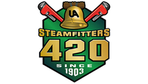 Steamfitters 420 logo - Reading Hospital Golf Classic sponsor