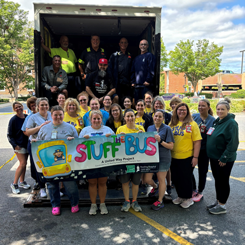 Stuff the Bus 2024 volunteers