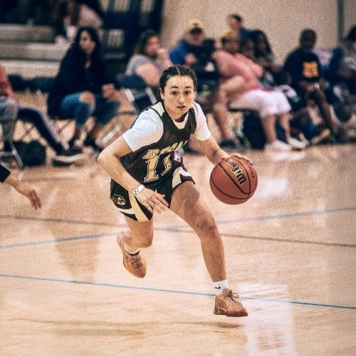 Leah playing basketball after heart surgery to treat AFib at St. Christopher's Hospital for Children