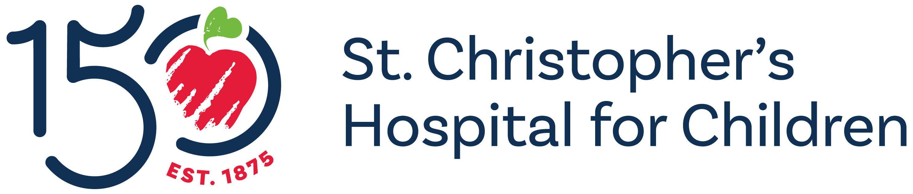 St. Christopher's Hospital for Children 150th Anniversary logo