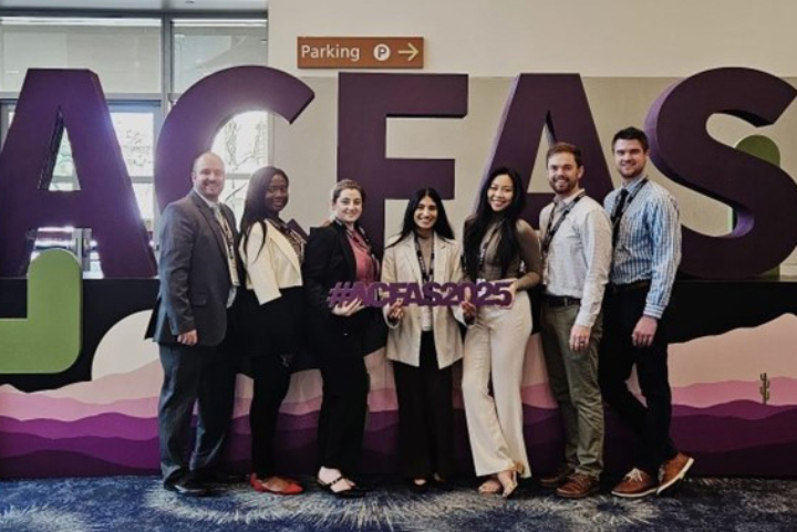 Residents participating in scholarly activity with the Phoenixville Podiatric Residency