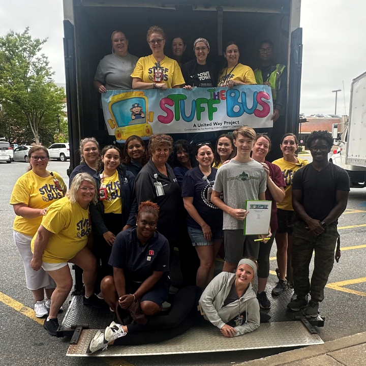 Stuff the Bus 2025 volunteers