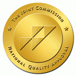 The Joint Comission gold seal for Brandywine Hospital.