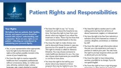 Patient Right & Responsibilities screenshot